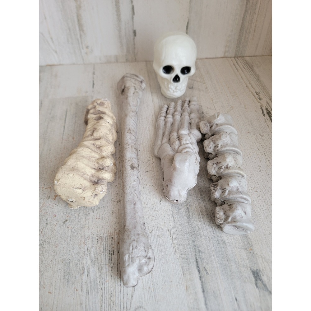 Halloween spine scary bone skull scary set home decor figure prop